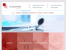Tablet Screenshot of dr-jansen-schick.de